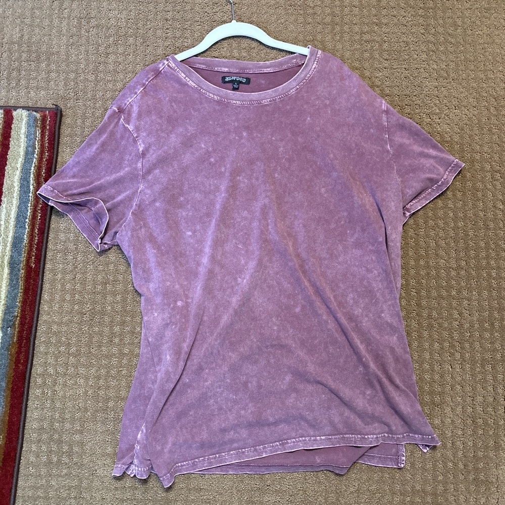 Elwood Purple washed Tee